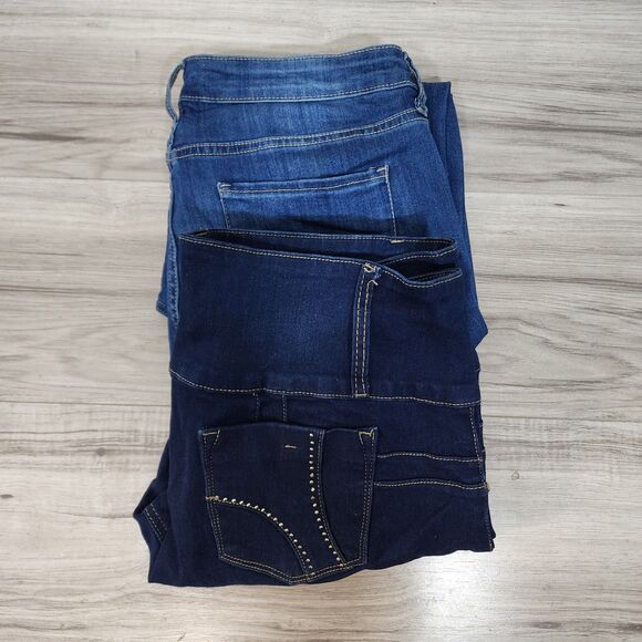 Juniors Skinny Jeans Size 17/33 Lot of 2 - Picture 1 of 7